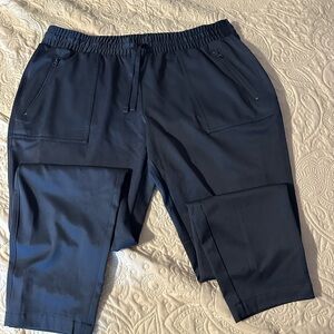 Magellan Outdoors Navy Elastic Waist Track Joggers